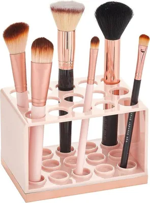 Image de Trousse de maquillage rose à 15 compartiments