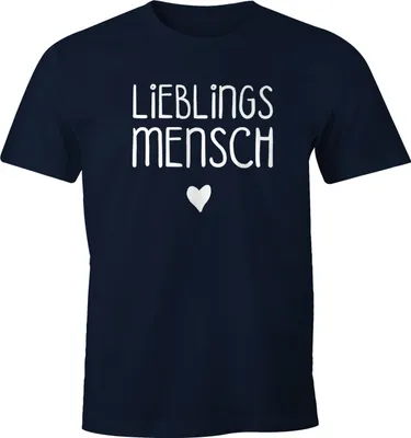 Produktbild von Lieblingsmensch Herren T-Shirt von Moonworks® L