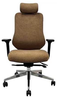 Zdjęcie produktu dla JAN NOWAK Ergonomiczne krzesło biurowe AXIS w kolorze brązowym