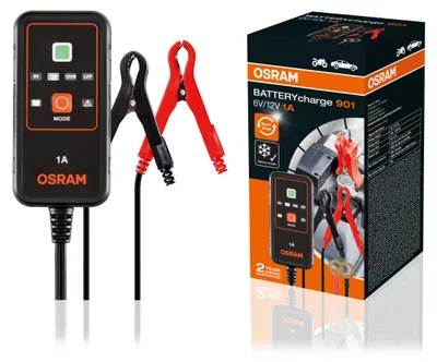 Immagine prodotto di OSRAM BATTERYcharge 901 Caricabatterie intelligente e dispositivo di manutenzione 1 pz.