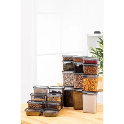 Obrázok produktu pre Hermia Concept, BNMPEGYAR20-481115, sada úložných boxov (20 kusov), 100 % PLAST, antracitová, 14 x 10 x 5 cm