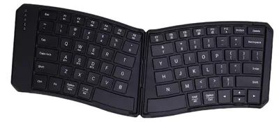 Immagine prodotto di Tastiera ergonomica - Pieghevole - Wireless - Bluetooth 5.0 - Split - Compatibile con tre dispositivi