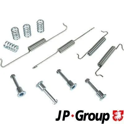 Image de Kit d'accessoires mâchoires de frein de stationnement arrière JP GROUP pour VW Touareg (7P5, 7P6) Amarok Pickup (2HA, 2HB, S1B, S6B, S7A, S7B) pour PORSCHE Cayenne (92A)