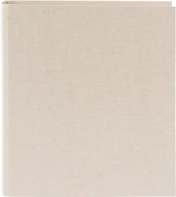 Image de Goldbuch Classeur à anneaux en lin Summertime beige 26x32 cm DIN A4 4 anneaux Barre de serrage