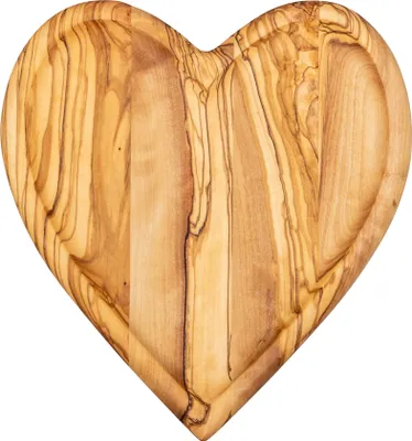 Produktbild von Holzschale Olivenholz ca. 20x20cm Herz Schale Holz Tischdeko Dekoschale Unikat