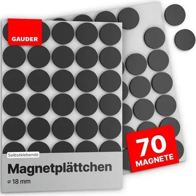 Produktbild von Selbstklebende Magnete Ø 18 mm für Fotos
