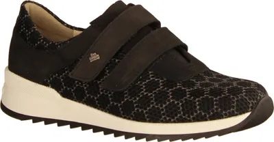 Produktbild von Finn Comfort Arzano Bequemslipper, Damen, Leder, Schwarz, NEU - Damenschuhe Bequeme Ballerina / Slipper, Schwarz, leder (jupiter/buggy)