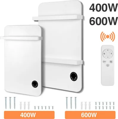 Produktbild von Faziango Handtuchtrockner Infrarotheizung 400W - Fernbedienung WiFi Smart App fähig, inkl. für Schlafzimmer, Wohnzimmer, Badezimmer usw.