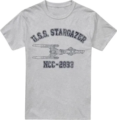 Image de Star Trek - T-shirt "Stargazer Athletic" pour homme TV5547 (S) (Sport Heide)