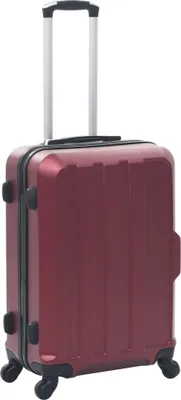 Immagine prodotto di vidaXL Set di trolley rigidi 3 pezzi. ABS rosso vino