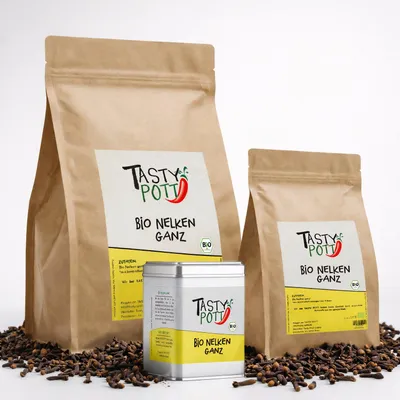 Produktbild von Tasty Pott  Nelken ganz - im Beutel - 250g