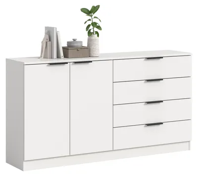 Produktbild von Kommode Kopenhagen 2 | mit 4 Schubkästen | weiß