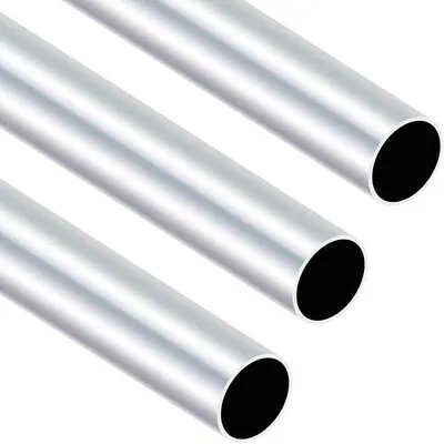 Imagen del producto de Tubo de aluminio de 27 mm x 25 mm x 300 mm, sin soldadura, para proyectos de bricolaje