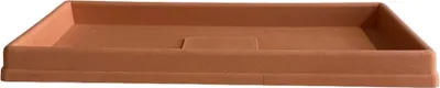 Produktbild von Garden Italia rechteckige Untersetzer aus Kunstharz LRT 49 cm. Indoor 47 x 20 in IMPRUNETA Color Resin Italy für den Außenbereich – unzerbrechlich – frostbeständig – robust, 49
