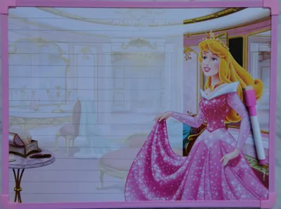 Produktbild von Disney Memoboard 30x40cm inkl. Marker "princess"