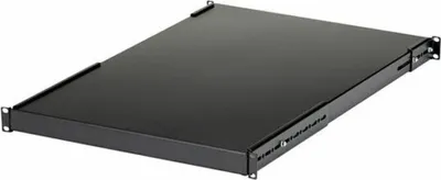 Produktbild von StarTech.com Server Rack Fachboden 1HE, 19 Zoll, verstellbar, schwarz