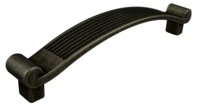Produktbild von Schubladengriff aus Metall in Altsilber - Lochabstand 128 mm