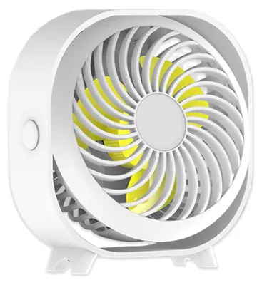 Produktbild von Neuer, wiederaufladbarer Tischventilator, tragbarer Mini-Ventilator für Büro, Studentenwohnheim oder Zuhause, geräuscharm.