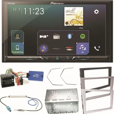 Produktbild von Pioneer SPH-DA230DAB Bluetooth USB Einbauset für Opel Vectra Meriva Signum Corsa