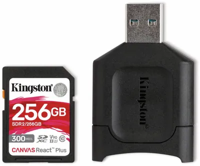 Image de Kingston Technology Canvas React Plus 256 Go SD UHS-II classe 10