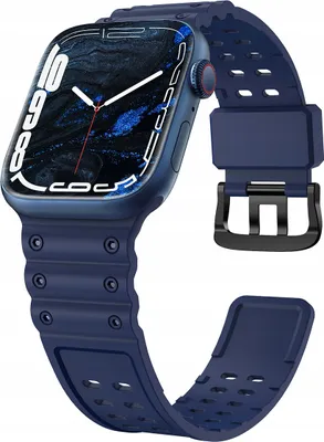 Produktbild von Armband Band für Apple Watch Se/8/7/6/5/4/3/2/1 41/40/38Mm Marineblau