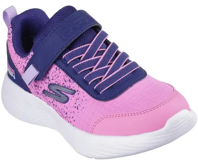 Produktbild von Skechers Go Run 400 V.2 Mädchen Wasserdichte Sneaker Blau/Rosa (Navy/Hot Pink), 303386-NVHP