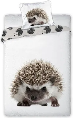 Obrázok produktu pre FARO Posteľná bielizeň Hedgehog Bavlna, 140/200, 70/90 cm