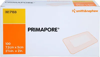 Zdjęcie produktu dla PRIMAPORE 7,5X5 WUNDVERB STERIL, 100 St VER
