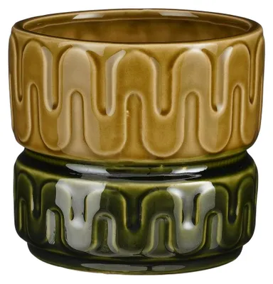 Nancy Topf rond Grün