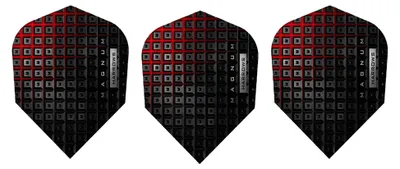 Produktbild von Harrows - Dart Flights "Magnum Prime" 3er-Pack PP6374 (Einheitsgröße) (Rot/Grau)
