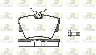 Produktbild von ROADHOUSE Bremsbeläge Satz Hinten Bremsklötze für OPEL Vivaro A Kastenwagen (X83) 2591.30