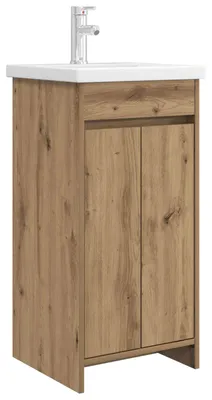Produktbild von vidaXL Badezimmerschrank mit Waschbecken Artisan-Eiche