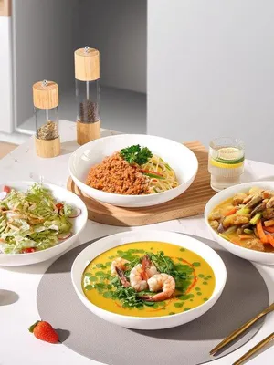 Produktbild von Keramik-Service-Set, 4-teilig, für den Tischgarten.