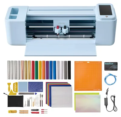 Immagine prodotto di Macchina da taglio per vinile VEVOR da 30 cm, plotter da taglio con touchscreen e set di materiali e accessori, compatibile con Mac/Windows/Android/iOS, per lavori di bricolage, biglietti e complementi d'arredo
