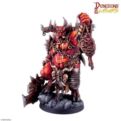 Obrázok produktu pre Dungeons & Lasers – Baef, rohatý démon, figúrka 105 mm