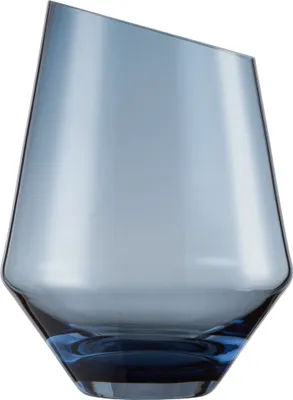 Produktbild von Zwiesel 2 Stück a 1 Stck. VASE/WINDLICHT DIAMONDS H 220 MM BLAU KLAR (KT1) 122216 + Geschenk handmade
