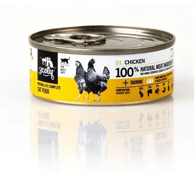 Immagine prodotto di 3COTY Chicken - cibo umido per gatti - 80 g