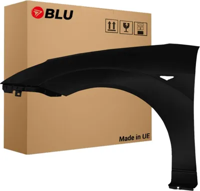 Zdjęcie produktu dla BLU Błotnik Premium pasujący do Ford Focus MK1 F8 Lewy Czarny PantherSchwarz | 1998-2004 | Przedni Przód | Lakierowany | Gotowy do montażu | Ocynk