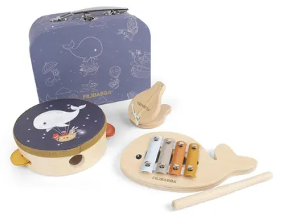 Produktbild von Filibabba My first wooden toy instruments, Musikalisches Spielzeug, 1 Jahr(e), Mehrfarbig