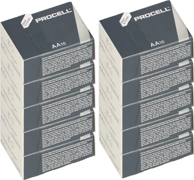 Obrázok produktu pre 100x batéria Duracell Procell MN1500 Mignon AA LR6