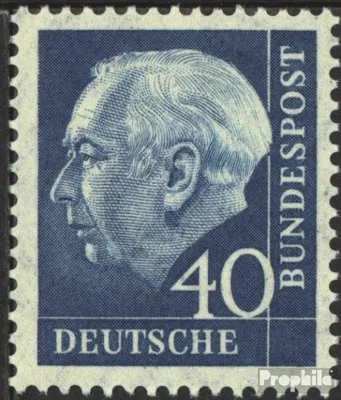Produktbild von Briefmarken BRD (BR.Deutschland) 1957 Mi 260y Lumogen postfrisch Bundespräsident Heuss (II)