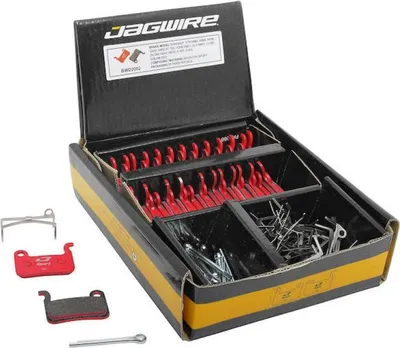 Image de Plaquettes de frein Jagwire Disc Sport semi-métalliques, conditionnement pour atelier - 25 paires pour...