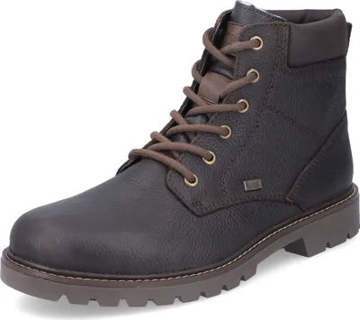 Immagine prodotto di Rieker uomo stivaletto stringato in pelle con zip 38842, misura:45 EU, colore:Marrone
