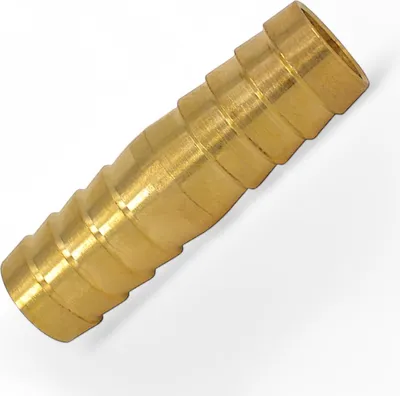 Produktbild von Schlauchverbinder Reparaturröhrchen gerade Messing 10 mm