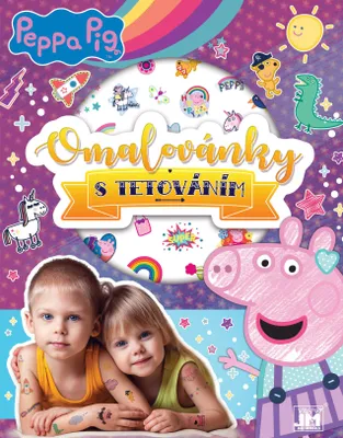 Produktbild von Peppa Malbuch mit 24 Ausmalbildern und 70 Tattoos
