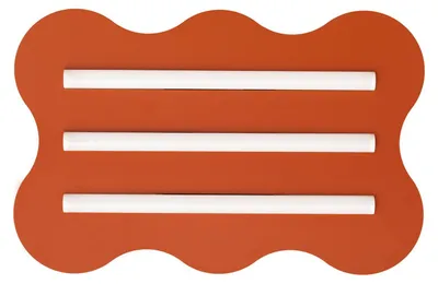 Produktbild von Deckenlampe Metall Ockerrot 3-flammig Modern Deckenleuchte