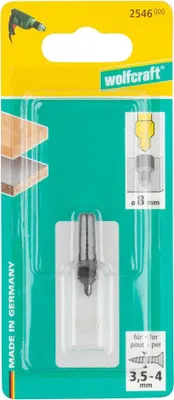 Produktbild von WOLFCRAFT 8 mm Durchmesser 6-Punkt-Dübelbohrer