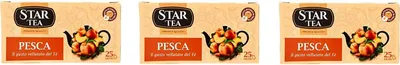 Produktbild von 3x Star the Pesca tè tea box 25 Teebeutel Pfirsich 37,5g Schwarztee