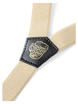 Produktbild von Y-Hosenträger/Schmale Herrenhosenträger mit Karabinerhaken und Flaschenöffner – 2,5 cm