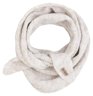 Produktbild von Knit Factory Yuna Mini Dreiecksschal - Beige - 125x35 cm